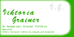 viktoria grainer business card